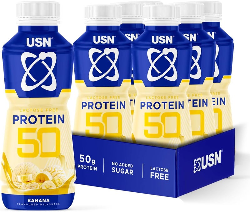 يو إس إن تراست بروتين فيول بالموز، 500 مل، عبوة من 6 قطع - Image 1